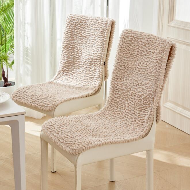 エコファーチェアパッド チェアマット 座布団 椅子/スツール/ダイニングチェアクッション 姫系 すべり止め フェイクファー 北欧 ふわふわ インテリア 床暖房対応 玄関 カーシート 車 座席 四角　円形