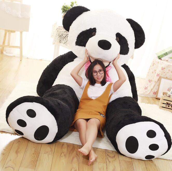 Rakuten - 萌え萌えパンダ ぬいぐるみ 抱き枕 100/130/160/200/260cm かわいい 超BIG ぬいぐるみ 大きい 特大 プレゼント ギフト 人気 キッズ 子供 小学生 大人 結婚式 誕生日 動物 アニマル キャラクター ふわふわぬいぐるみ パンダ グッズ ぱんだ 贈り物 店飾り ぬいぐるみ おもちゃ