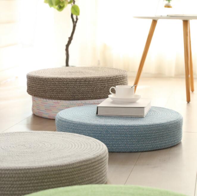 Rakuten - クッション 座布団　高反発 厚み20センチ/6センチ/10センチ スツール 椅子 キッズ 子供用 極厚 クッション 足置き 座椅子 椅子 リネン フットレスト 床 座る おしゃれ 北欧 インテリア 雑貨 子供 椅子 小さい いす 玄関 ミニ イス