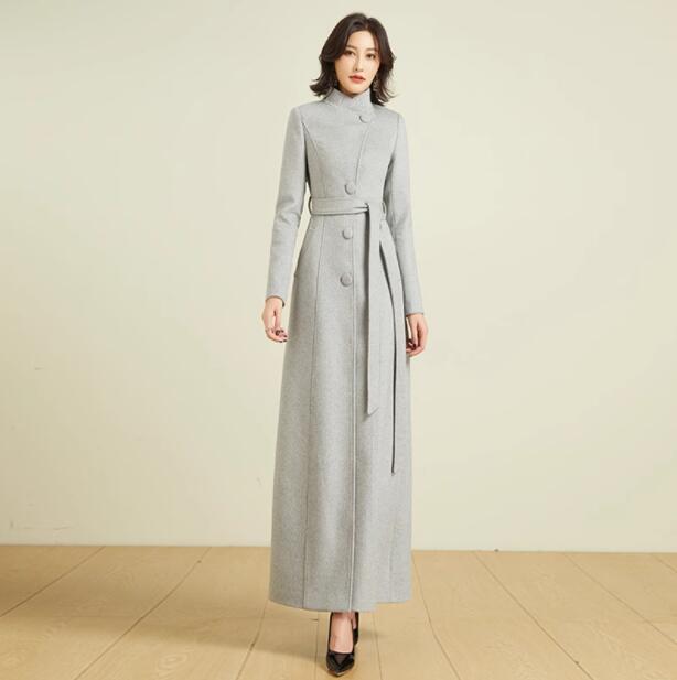 超ロングコート レディース チェスターコート トレンチ コート マキシ丈 チェスターコート ガウンコート ロング 大きいサイズ ロング丈 アウター
