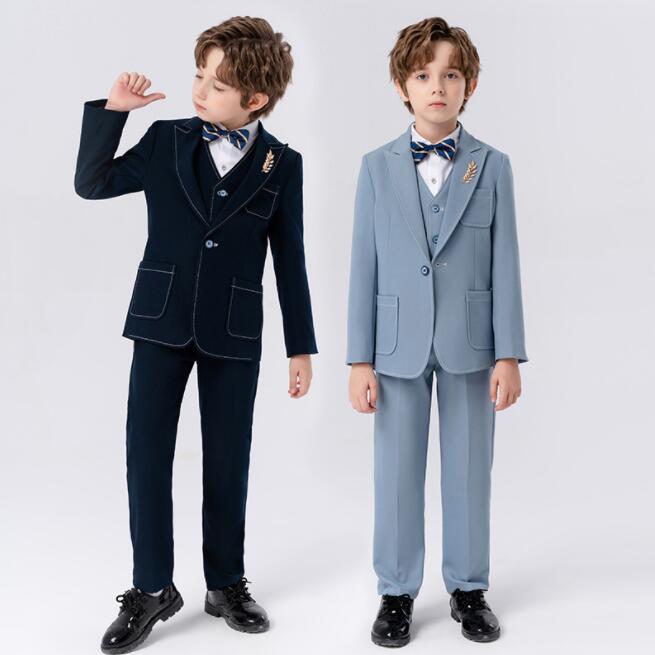 Rakuten - 男の子 スーツ 卒業式 スーツ 男の子 入学式 スーツ 男の子 フォーマル 子供 スーツ キッズ フォーマル 5点セット＆6点セット　シングルスーツ 大きいサイズ ジュニアスーツ 七五三 子供フォーマル 小学生 入学式 卒園式 子供服