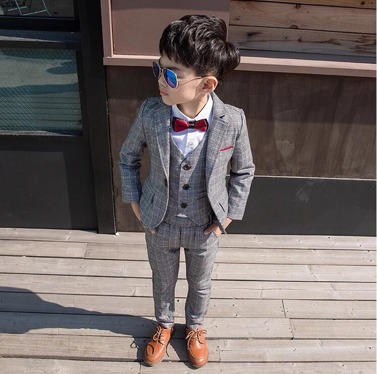 Rakuten - 子供スーツ 男の子 スーツ 入学式 シャツ 男の子スーツ 子供 フォーマルウエア フォーマル セット 発表会 入学式 入園式 キッズスーツ 七五三 結婚式 卒園式 卒業式 90/100/110/120/130/140/150cm/160cm