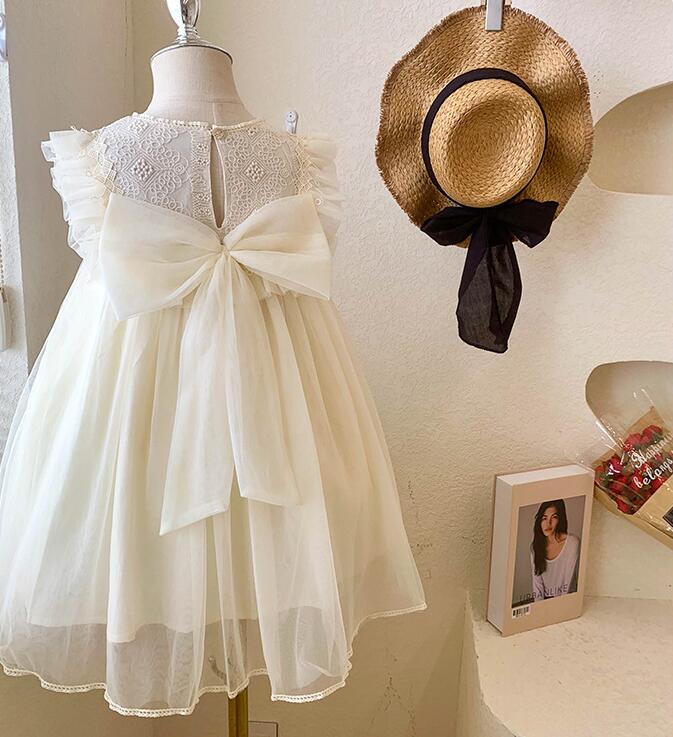 ワンピース 女の子 卒園式 女の子 リボン付き ベビー ワンピース ベビードレス 入学式 セレモニードレス お宮参り レース 韓国子供服 プリンセス ワンピース 白ワンピース 幼児 ピアノ 発表会 キッズ 長袖 可愛い お姫様風