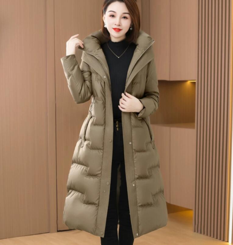 乐天商城 - ダウンコート レディース 超ロング丈 着痩せ ダウン コート アウター ダウンコート あたたかい 秋冬 細見え 軽量 きれいめ 大きいサイズ きれいめ 20代 30代 40代 50代 60代 冬