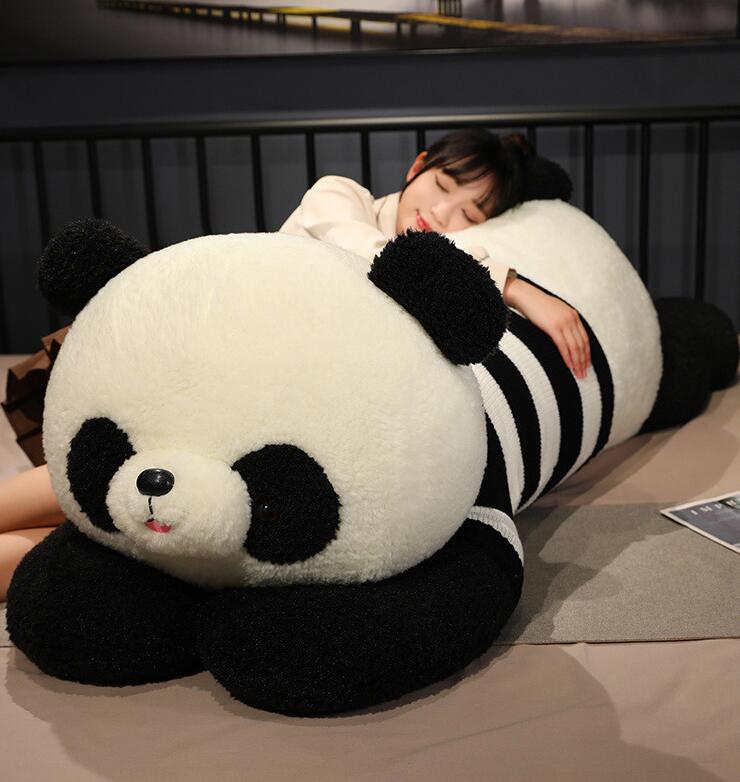 Rakuten - 萌え萌えパンダ ぬいぐるみ 抱き枕 90/110/130/160 かわいい 超BIG ぬいぐるみ 大きい 特大 プレゼント ギフト 人気 キッズ 子供 小学生 大人 結婚式 誕生日 動物 アニマル キャラクター ふわふわぬいぐるみ パンダ グッズ ぱんだ 贈り物 店飾り ぬいぐるみ おもちゃ