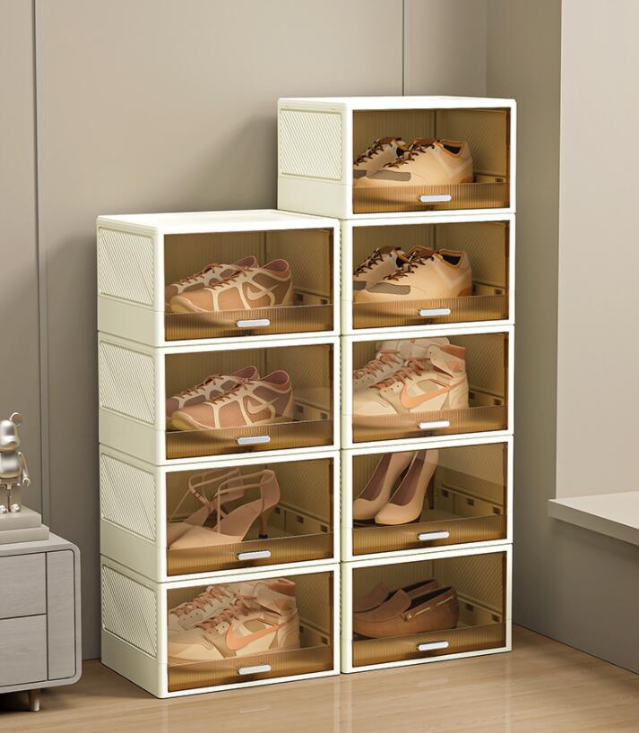 シューズボックス 靴収納 男性用/女性用 靴収納ボックス シューズケース 靴収納ラック 折りたたみ 玄関収納 下駄箱 組み立て式 大容量 小物収納 収納棚 ローゼットケース 防水 防塵 洗い可能