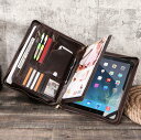 送料無料 iPad Pro 12.9 ケース 本革 バッグiPad Pro 12.9 大容量 本革 おしゃれ 耐衝撃 収納バッグ 全面保護 レザーケース 衝撃吸収 耐汚れ 手触りいい おしゃれ カード収納 持ち運びが便利 収納力抜群 手帳型(2)