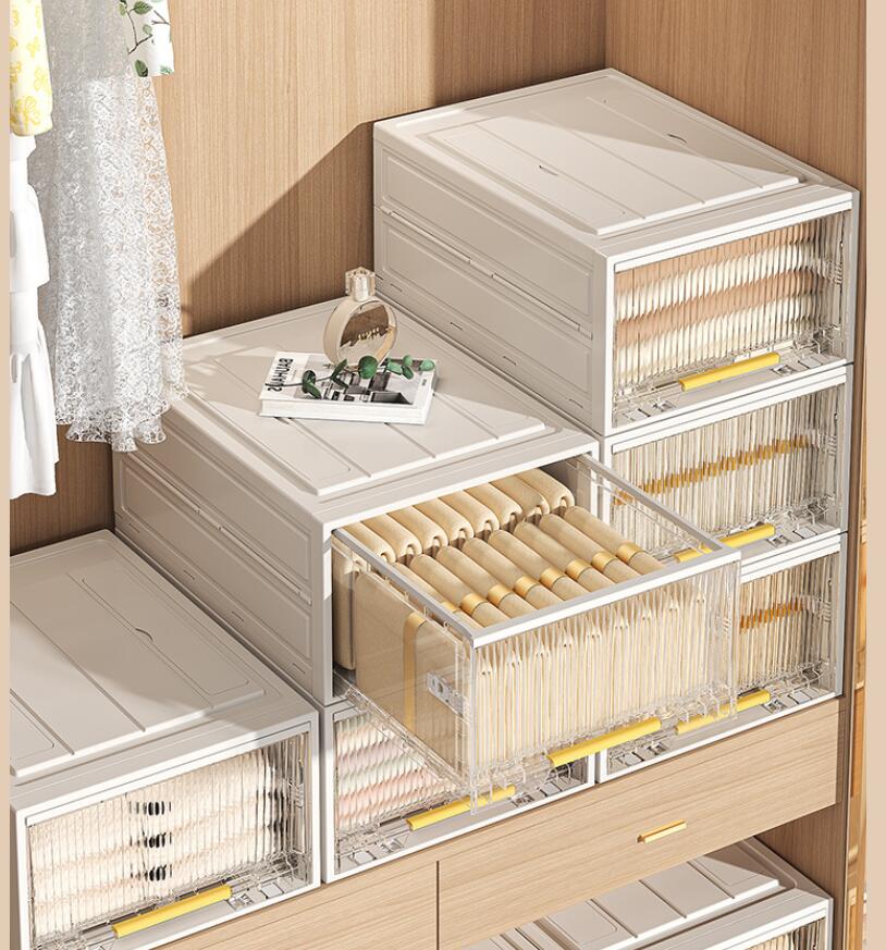 収納ボックス 収納ケース 折りたたみ　引き出し 衣装ケース 押入れ収納 衣類ケース...