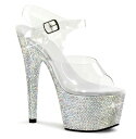 クリアサンダル ダンス キャバ ヒール クリア 厚底 17cm ヒール レディース メンズ 厚底サンダル 大きいサイズ 小さいサイズ セクシー ハイヒール ピン...