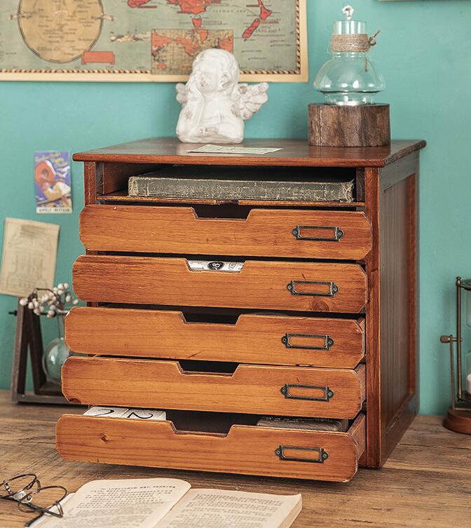 Rakuten - 引き出し 卓上収納ケース 収納ボックス 木製 横 小物 4段 2段 3段 ホワイト 透明 滑り止め 大容量 文房具収納 書類ケース 化粧品 事務用品 文書 組み合わせても 頑丈 シンプルでおしゃれ