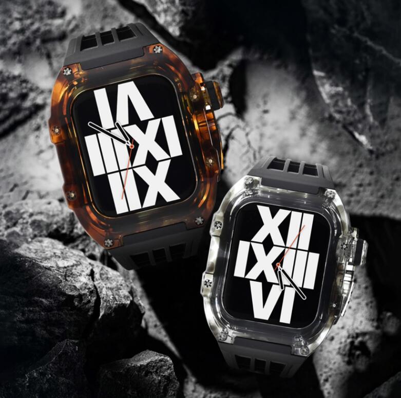 Rakuten - 送料無料 Apple Watch Ultra 交換用バンド 49MM 一体型 バンド 高級 Apple Watchの改造 オールインワンバンド インサートドリル アップルウォッチ バンド バンド 一体型 バンド 交換用バンドメンズ apple watch 高級 一体型 バンド 高級ベルト