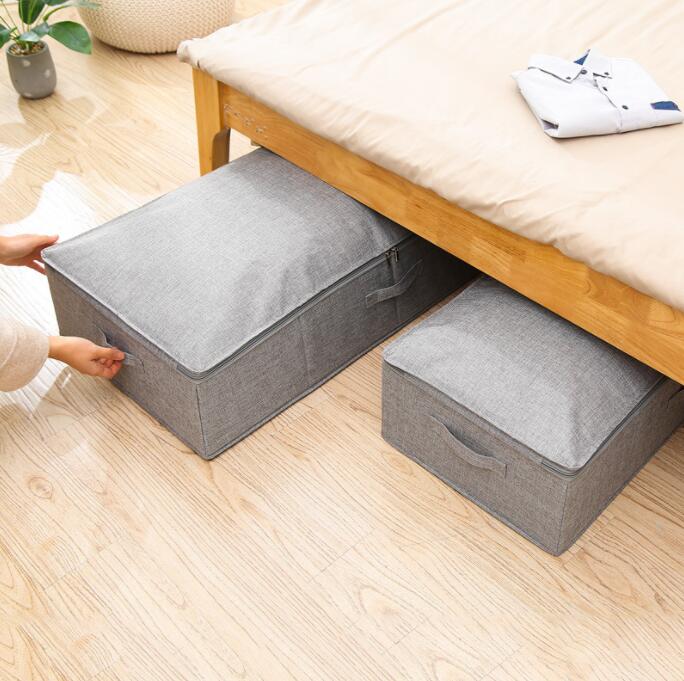 Rakuten - 収納ボックス ベッド下 76*38*17cm/95*48*17cm 折りたたみ シューズ収納　横置き 収納箱 衣類 収納 ベッド下収納 衣装ケース すき間収納 ベッド ベッド下 日用品収納 引っ越し 大容量 おしゃれ 蓋付 透明