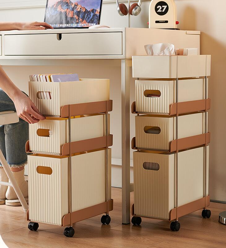 ワゴン 移動便利 収納ボックス 収納箱 大容量 キッチンワゴン 省スペース 物置棚 多層ワゴン キッチン ..