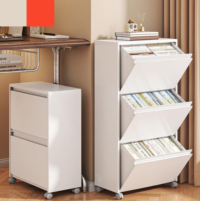 Rakuten - 収納ボックス　収納ケース 横 小物 4段 2段 3段 ホワイト 大容量 文房具収納 書類ケース 化粧品 事務用品 文書 衣類収納 組み合わせても 頑丈 シンプルでおしゃれ