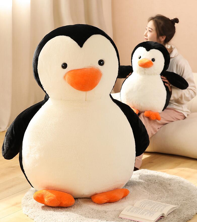 Rakuten - ペンギン ぬいぐるみ 可愛い動物 ふわふわ インテリア おもちゃ 雑貨 プレゼント ホワイトデー お誕生日 子供 ギフト お祝い 大人気 誕生日 抱きまくら 贈り物
