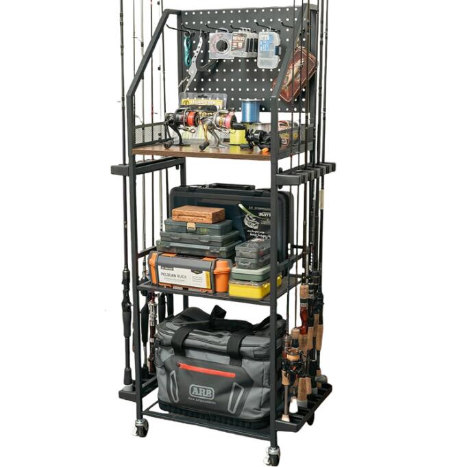 ロッドスタンド 釣り竿立て ロッドラック 釣り竿スタンド 釣具 釣り竿収納ラック ロッド立て 10本釣り..