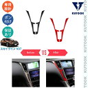 TEDETで買える「【カーライフ応援クーポン配布中 最大1,000円】 KUTOOK スカイラインv37 スカイライン400r カスタム コンソール吹き出し口ガーニッシュ 吹き出し口パネル」の画像です。価格は5,580円になります。