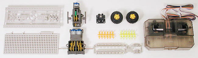 楽しい工作シリーズ No.162 リモコンロボット製作セット タイヤタイプ (70162)