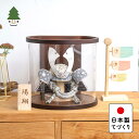 五月人形 コンパクト おしゃれ 兜 かわいい シンプル てづくり 木製 国産 天然木 モダン 5月人形 ケース飾り ことのおぼこ兜 せい 円柱ケース B 5OSE-0251
