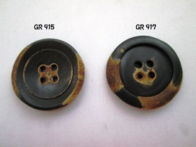 ダメージ加工ボタン　在庫処分GR915