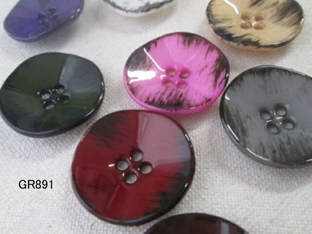 GR-891　ファッションボタン　28mm　1個在庫限り