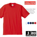 プレミアム Tシャツ 無地 メンズ 【メール便可 1着290円】United Athle(ユナイテッドアスレ) 6.2オンス 5942-01 xxl 半袖夏 夏...