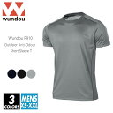 【送料無料】ドライ 半袖 Tシャツ 無地 メンズ レディース ユニセックス ビッグサイズ wundou(ウンドウ) p910 xs-xxl 3色 吸汗速乾 抗菌...