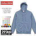 ジップ パーカー 無地 メンズ 裏パイル united athle (ユナイテッドアスレ) 10.0オンス 5213-01 xxl 秋 冬 フルジップパーカー ...