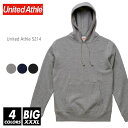 パーカー 無地 メンズ 裏パイル united athle (ユナイテッドアスレ) 10.0オンス 5214-01 xxxl 秋 冬 プルオーバーパーカー フー...
