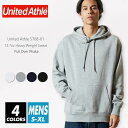 超厚手 裏パイル パーカー 無地 メンズ 【楽天最安値に挑戦】united athle (ユナイテッドアスレ) 12.7オンス 5768-01 s-xl 秋 冬...