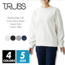 超厚手 裏起毛 スウェット 無地 メンズ レディース 【楽天最安値に挑戦】truss(トラス) 12.4オンス hsw-138 s-xxl クルーネック あった...