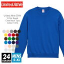 スウェット 無地 メンズ 裏パイル united athle (ユナイテッドアスレ) 10.0オンス 5044-01 s-xl 秋 冬 クルーネックスウェット ...