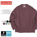 スウェット 無地 メンズ 裏起毛 united athle (ユナイテッドアスレ) 10.0オンス 5627-01 m-xl 秋 冬 クルーネックスウェット 厚手 スポーツ ダンス 運動会 文化祭 イベント お揃い 親子 カップル コーデ ビッグシルエット ルームウエア 部屋着