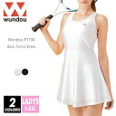 【送料無料】テニスワンピース 無地 レディース ガールズ 女性 女の子 wundou(ウンドウ) p1730 s-xxl 2色 吸汗速乾 ワンピース ユニフォー...