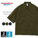 ドライ ルーズフィット シャツ 無地 メンズ 【メール便可 1着290円】United Athle(ユナイテッドアスレ) 1801-01 m-xl ショートスリーブ オールシーズン ストリート オシャレ 流行 シンプル マルチファンクション