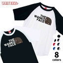Tシャツ ラグラン半袖 THE WANKO FACE ザ ワンコ フェイス ニューファンドランド ロゴ 犬好き 犬 いぬ イヌ ドッグ メンズ ユニセックス プ...