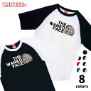 Tシャツ ラグラン半袖 THE WANKO FACE ザ ワンコ フェイス アイリッシュウルフハウンド ロゴ 犬好き 犬 いぬ イヌ ドッグ メンズ ユニセック...