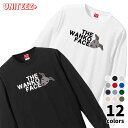 Tシャツ 長袖 THE WANKO FACE ザ ワンコ フェイス イタリアングレーハウンド ロゴ 犬好き 犬 いぬ イヌ ドッグ メンズ ユニセックス プレゼ...