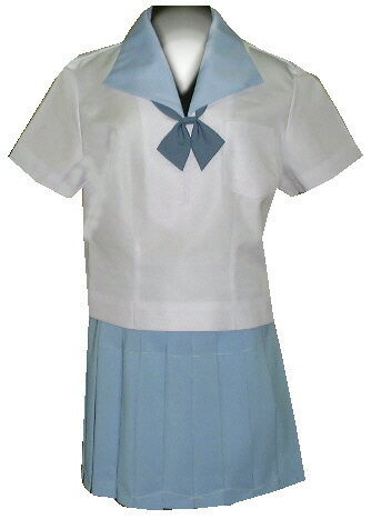 SH32変形水色衿半袖セーラー服 SH32変形水色衿半袖セーラー服