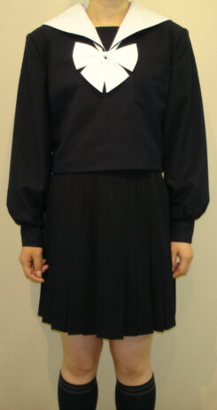W14白衿紺セーラー服Bigサイズ W14白衿紺セーラー服Bigサイズ