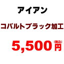 アイアンリメイク コバルトブラック加工 メッキ加工