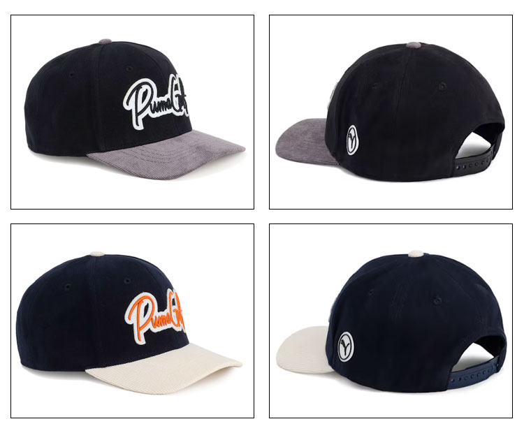 PUMA 026038 プーマ FOG コーディロイバイザー ゴルフキャップ