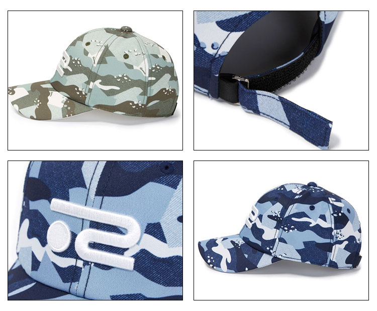 ロサーセン Rosasen カモフラ柄プリントキャップ 046-56234　ゴルフキャップ