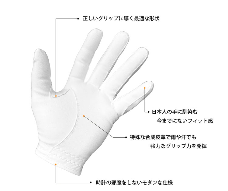 VAX Golf VAX グローブ 日本仕様 左手用 ヴァックス ゴルフ かっ飛びゴルフ塾浦大...