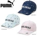 PUMA 025008 プーマゴルフ ウィメンズ ポリエステル ミニグラフィック キャップ 日本正規品