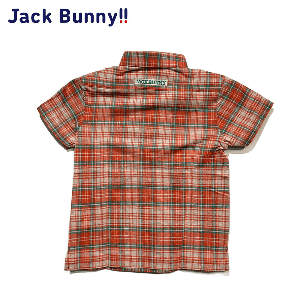 ティーオリーヴ芦屋店の【大特価80%OFF】Jack Bunny!!（ジャックバニー） (JUNIOR) 80/2カノコSJQタータンチェック半袖シャツ 264-9160433｜アングル3