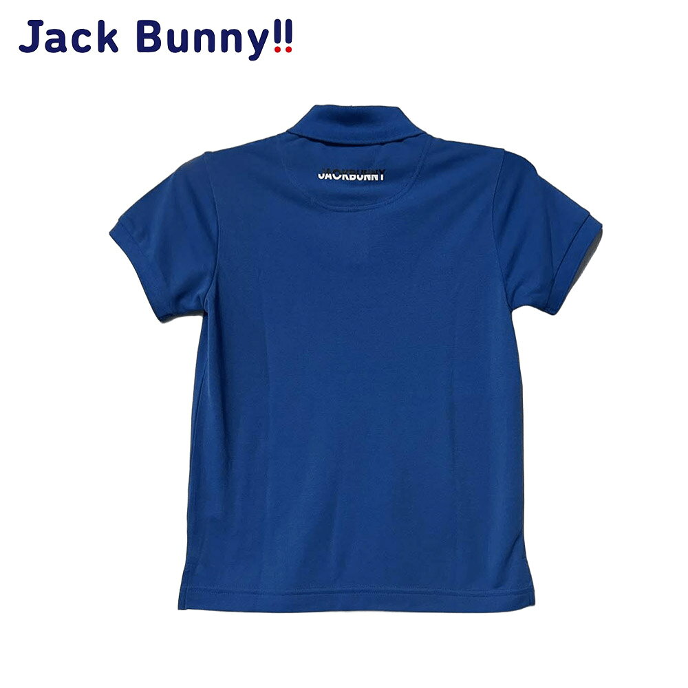ティーオリーヴ芦屋店の【大特価80%OFF】Jack Bunny!!（ジャックバニー） (JUNIOR) ドライマスターブロックカノコ半袖ポロシャツ 264-0160437｜アングル3