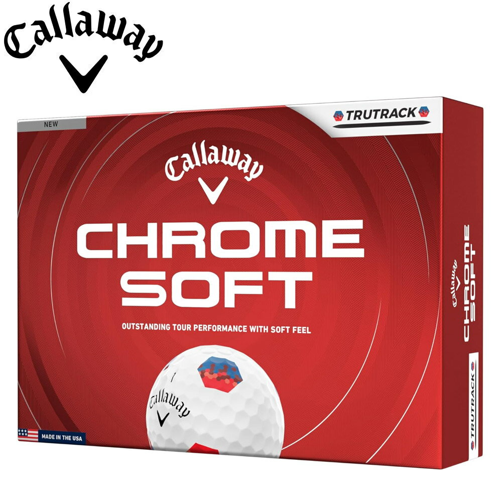 乐天商城 - キャロウェイ クロム ソフト トゥルートラック ボール 2026 ホワイト 1ダース 日本正規品 Callaway CHROME SOFT TRUTRACK