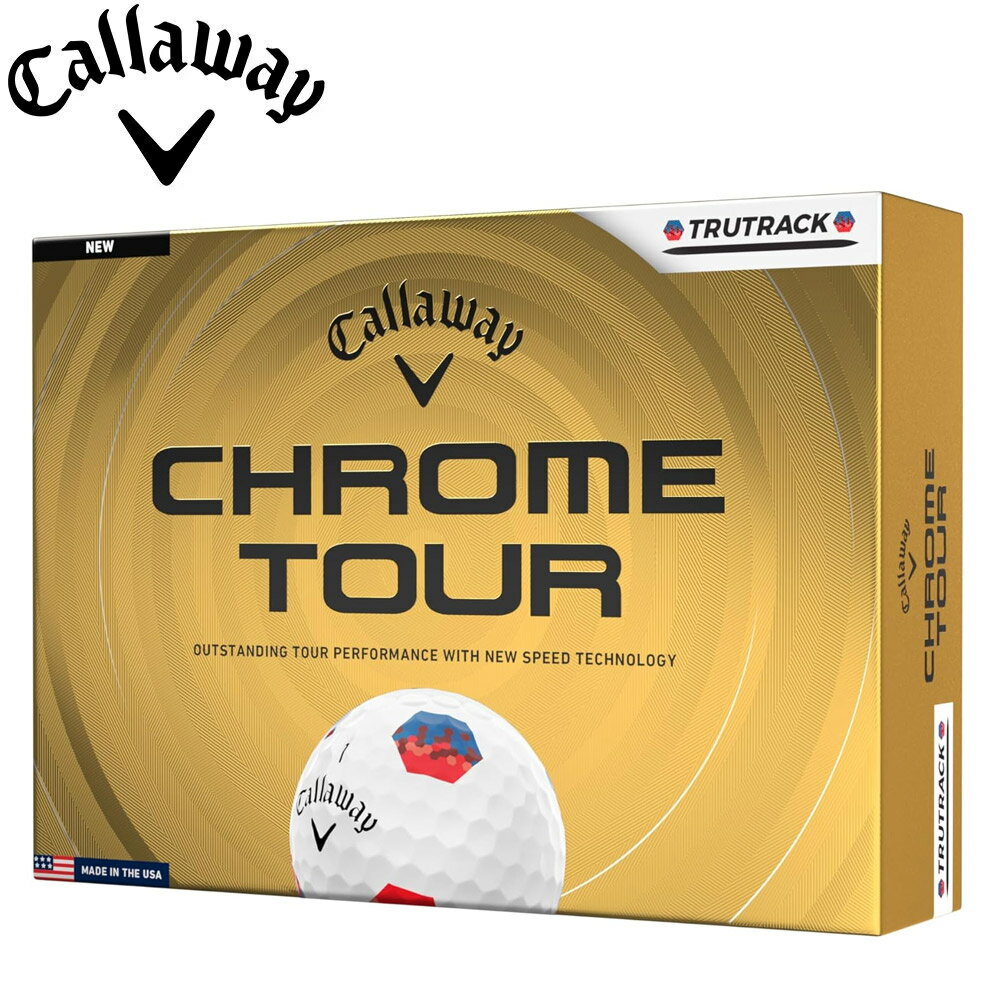 更なるボールスピードを手にしたCHROME TOURシリーズに、転がりがはっきりわかるTRUTRACKテクノロジーが数量限定で登場 マントル（コアから2層目）へ加えられた新素材によって更なるボールスピードを獲得したCHROME TOURシリーズに、転がりが分かりやすいTRUTRACKテクノロジーが搭載されたモデルが数量限定にて登場します。TRUTRACKテクノロジーは、ボールの表面に六角形のスタンプを計8個、一辺が同一線上となるようにレイアウトしたもので、アライメント用ラインとの併用により、正確なセットアップと転がりの見やすさをもたらします。ハイコントラストなレッドとブルーを配色。また、中間部分にさまざまなカラーのドットも入れたことで、ボールの回転がさらにはっきり、きれいに見えます。 アライメント用ラインを挟んで、6角形を4つずつ配置 ボールスピードを求めて、マントルの素材を新たなものに 六角形に円も加えたシームレス・ツアーエアロも新たに改良 搭載するのは、NEW CHROME TOURシリーズ ボール構造：4ピース コア：ハイパー・ファストソフト・コア 中間層：NEW デュアル・ツアーファスト・マントル カバー：ハイ・パフォーマンス・ツアーウレタンソフトカバー カバーパターン：NEW シームレス・ツアーエアロ ※使用している画像はメーカーのものになります。実物とは色合いが変わる場合がございます。更なるボールスピードを手にしたCHROME TOURシリーズに、転がりがはっきりわかるTRUTRACKテクノロジーが数量限定で登場 マントル（コアから2層目）へ加えられた新素材によって更なるボールスピードを獲得したCHROME TOURシリーズに、転がりが分かりやすいTRUTRACKテクノロジーが搭載されたモデルが数量限定にて登場します。TRUTRACKテクノロジーは、ボールの表面に六角形のスタンプを計8個、一辺が同一線上となるようにレイアウトしたもので、アライメント用ラインとの併用により、正確なセットアップと転がりの見やすさをもたらします。ハイコントラストなレッドとブルーを配色。また、中間部分にさまざまなカラーのドットも入れたことで、ボールの回転がさらにはっきり、きれいに見えます。 アライメント用ラインを挟んで、6角形を4つずつ配置 ボールスピードを求めて、マントルの素材を新たなものに 六角形に円も加えたシームレス・ツアーエアロも新たに改良 搭載するのは、NEW CHROME TOURシリーズ ボール構造：4ピース コア：ハイパー・ファストソフト・コア 中間層：NEW デュアル・ツアーファスト・マントル カバー：ハイ・パフォーマンス・ツアーウレタンソフトカバー カバーパターン：NEW シームレス・ツアーエアロ ※使用している画像はメーカーのものになります。実物とは色合いが変わる場合がございます。