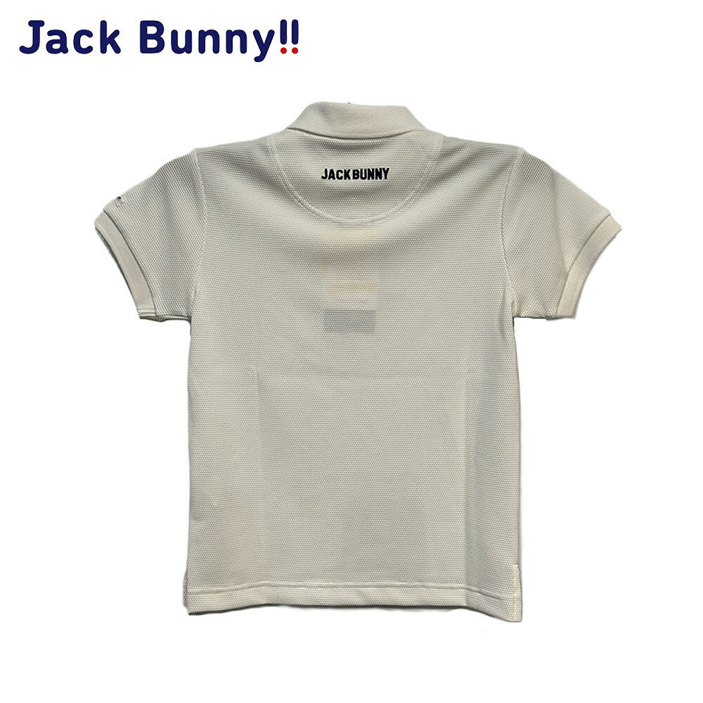 ティーオリーヴ芦屋店の【大特価80%OFF】Jack Bunny!!（ジャックバニー） (JUNIOR) キューブジャガード半袖ポロシャツ 264-0960733｜アングル2
